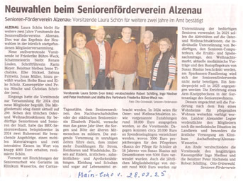 Neuwahlen Seniorenförderverein